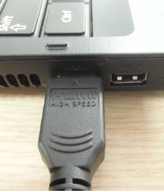 HDMI_MDMI 케이블 노트북 연결