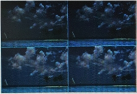 2*2 동일영상 각각의 화면