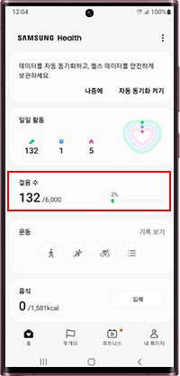 걸음수