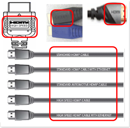 HDMI케이블의 종류