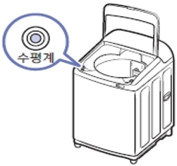 수평계 물방울 확인 이미지