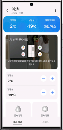 AI 비전 인사이드가 화면에 나타남
