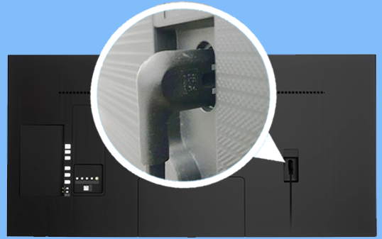 TV본체 전원 이미지