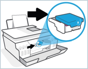 인쇄 카트리지가 막혀 있지 않아야 합니다.