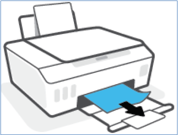 용지 경로에 이물질이 없는지 확인한 다음 용지를 다시 넣습니다