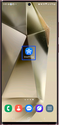 스마트싱스 앱 실행