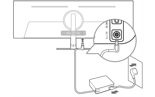 어댑터 사용 제품인 경우 어댑터 뿐만 아니라 어댑터에 연결된 전원코드도 분리 후 다시 연결해 주세요