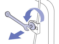 안전장치를 푸는 이미지