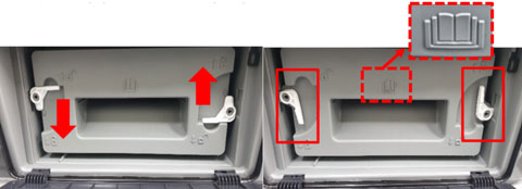 열교환기 커버 레버 위치 이미지