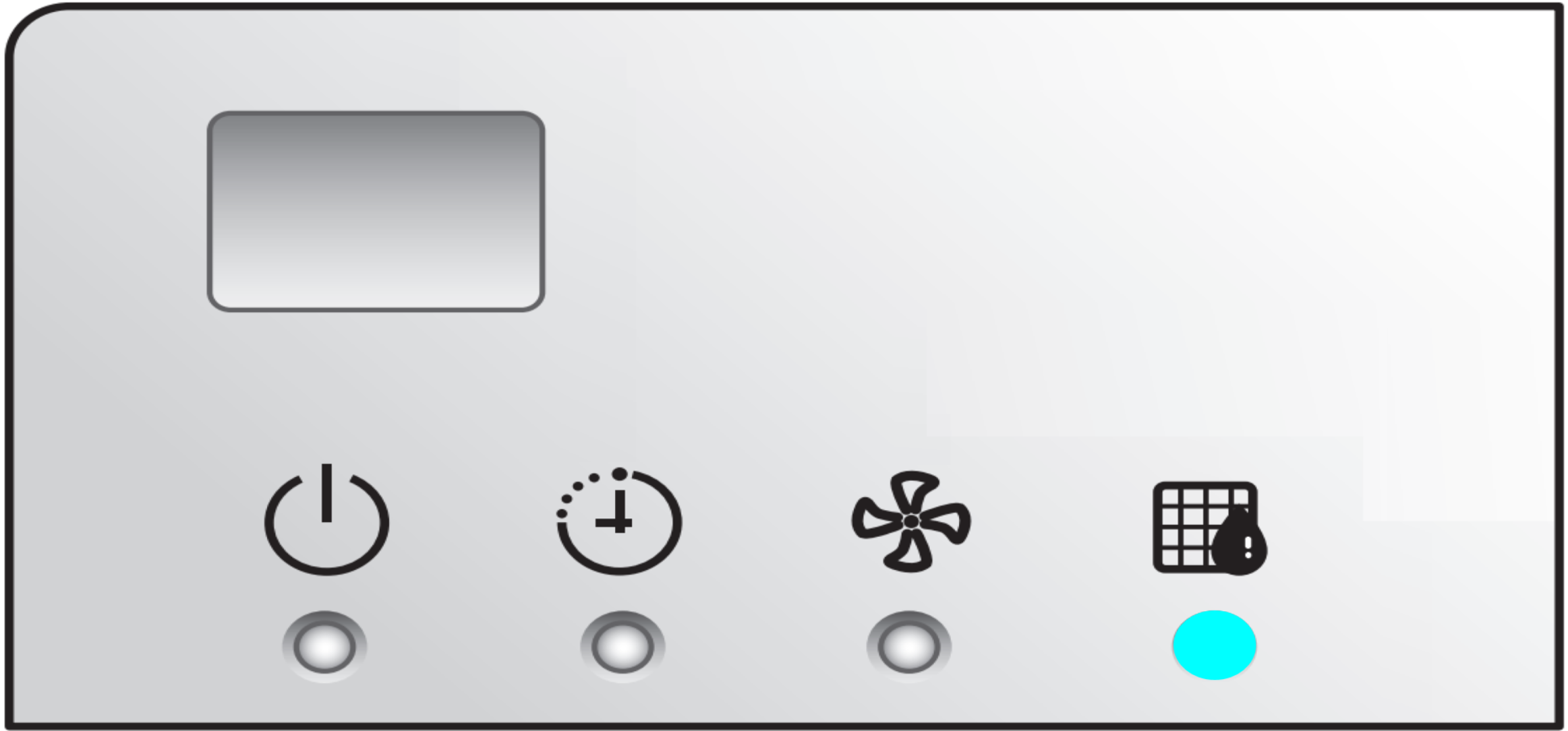 일반형 제품 필터 청소 알림 표시부