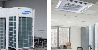 시스템에어컨에서 따뜻한 바람이 나오기까지 동작 순서