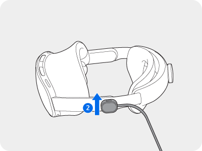 분리 버튼 누른채로 전원 케이블을 분리하세요