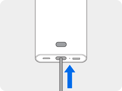 연결 잭에 전원 케이블을 연결하세요