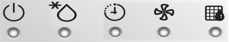 제상과 송풍램프 동시에 깜박임