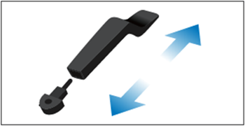 탈거도구를 앞뒤로 당겨 두개로 분리해주세요.