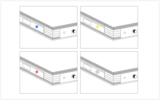 LED 표시등을 통한 신호 강도 확인