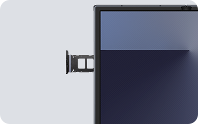 트라이폴드 유심 트레이 분리 실사 이미지