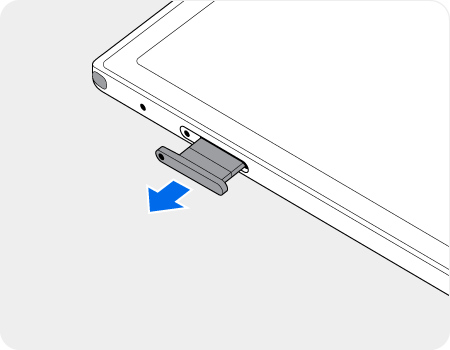 트레이를 당겨 완전히 빼내세요
