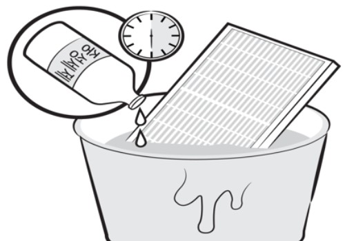 중성세제를 풀어서 30분간 담궈서 행구기