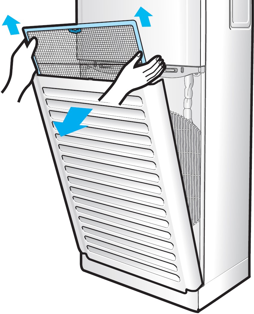 먼지거름필터분리 방법 