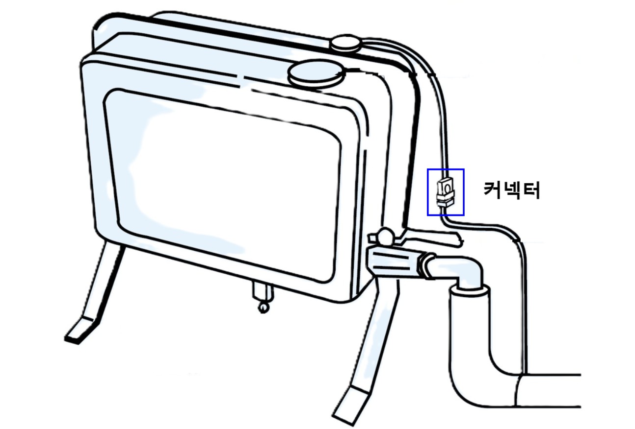 연료게이지 커넥터 분리하기