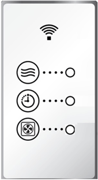 물결(운전), 시계(예약) 깜박임