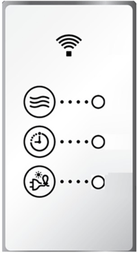 물결(운전), 시계(예약) 깜박임