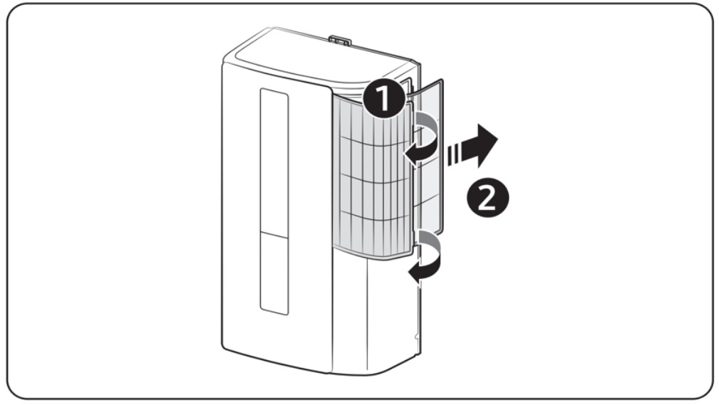 먼지거름필터분리 하기 