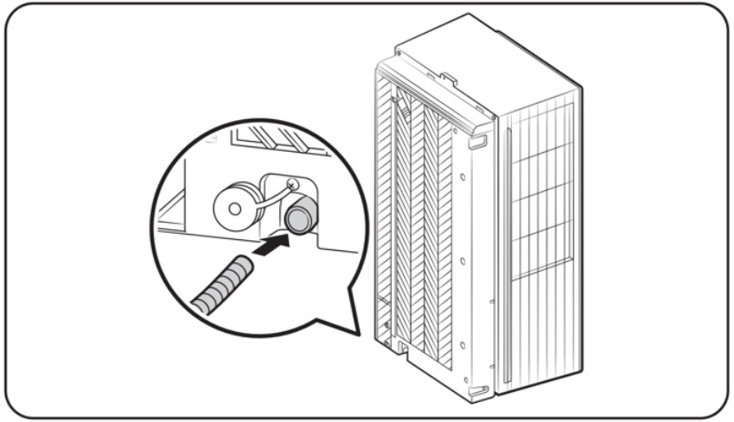 배수호스 캡 열어서 배수 하기