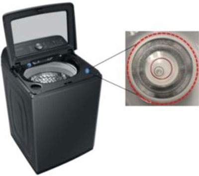 전자동세탁기 수평계 확인 이미지