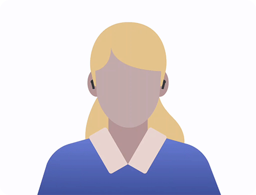 고개를 좌우로 흔들면 전화를 거절할 수 있습니다.