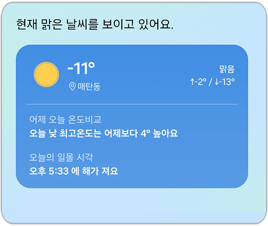 나우브리프 브리핑카드 유형 예시 이미지