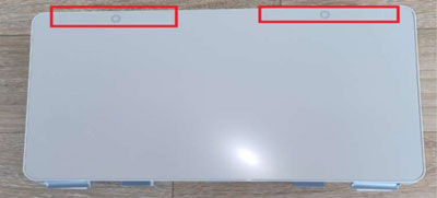 건조기 열교환기 커버 누름 위치 투명 스티커