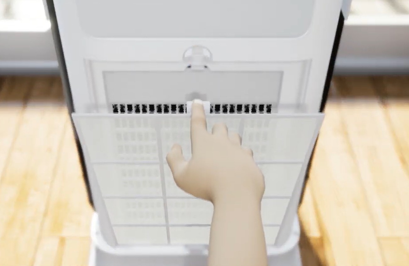 필터 세이버 및 집진필터를 분리