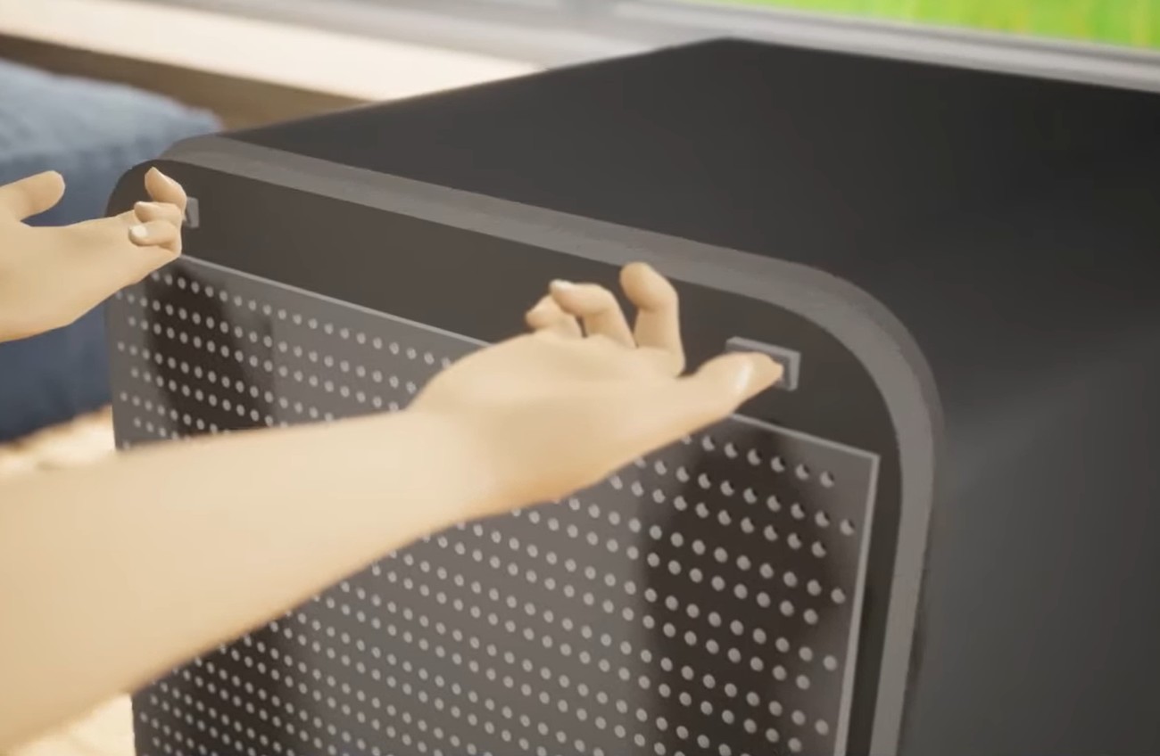 후면 커버의 홈에 손가락을 넣고 당겨서 분리