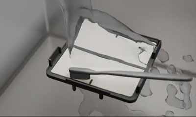 미세먼지 필터의 이물질을 제거