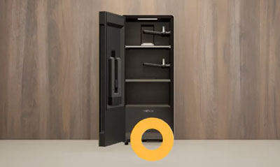 슈드레서 하단 물통 위치 표시