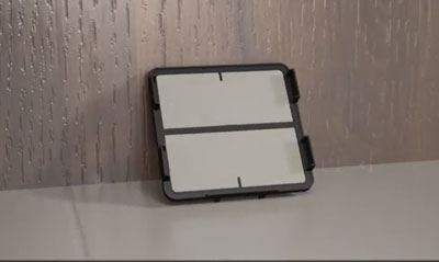 그늘에서 미세먼지 필터를 말림