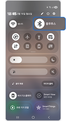 블루투스 상태를 확인해주세요