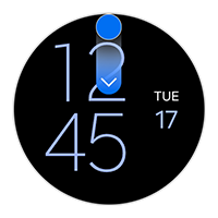 (워치)화면 상단 아래로 내리기   