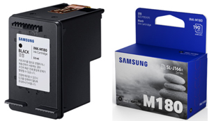 SL-J1770FW 모델에서 잉크 카트리지 교체하기 위해 검은색 잉크 카트리지 INK-M180 (평균 용량 약 190장) 이미지