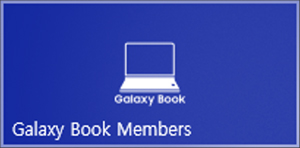 Galaxy Book Members 앱을 실행합니다