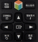 2010년 ~ 2011년 TV 모델 리모컨 이미지