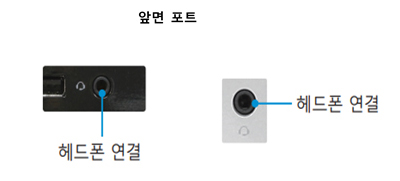 데스크톱 PC 전면 헤드폰 연결 포트나 뒷면 스피커 포트에 외부 스피커 연결하기