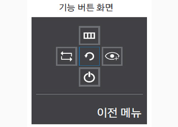기능 버튼창 화면 이미지 입니다