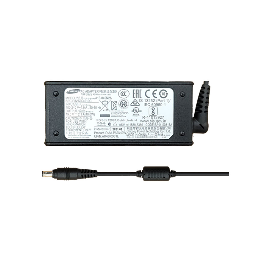19V 2.1A 어댑터 (외경 5.5mm) / BA44-00313A의 이미지2