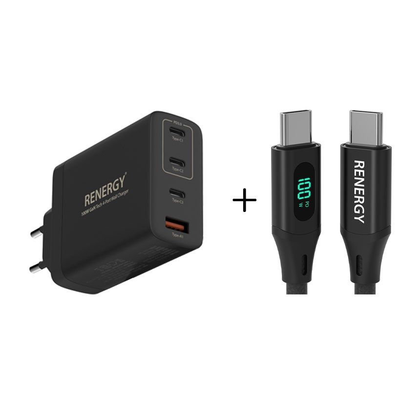 GaN 100W PD 멀티 초고속 충전기 SET