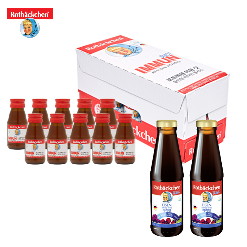 로트벡쉔 이뮨샷 60ml*10병+로트벡쉔 바이탈 아이젠 450ml*2병