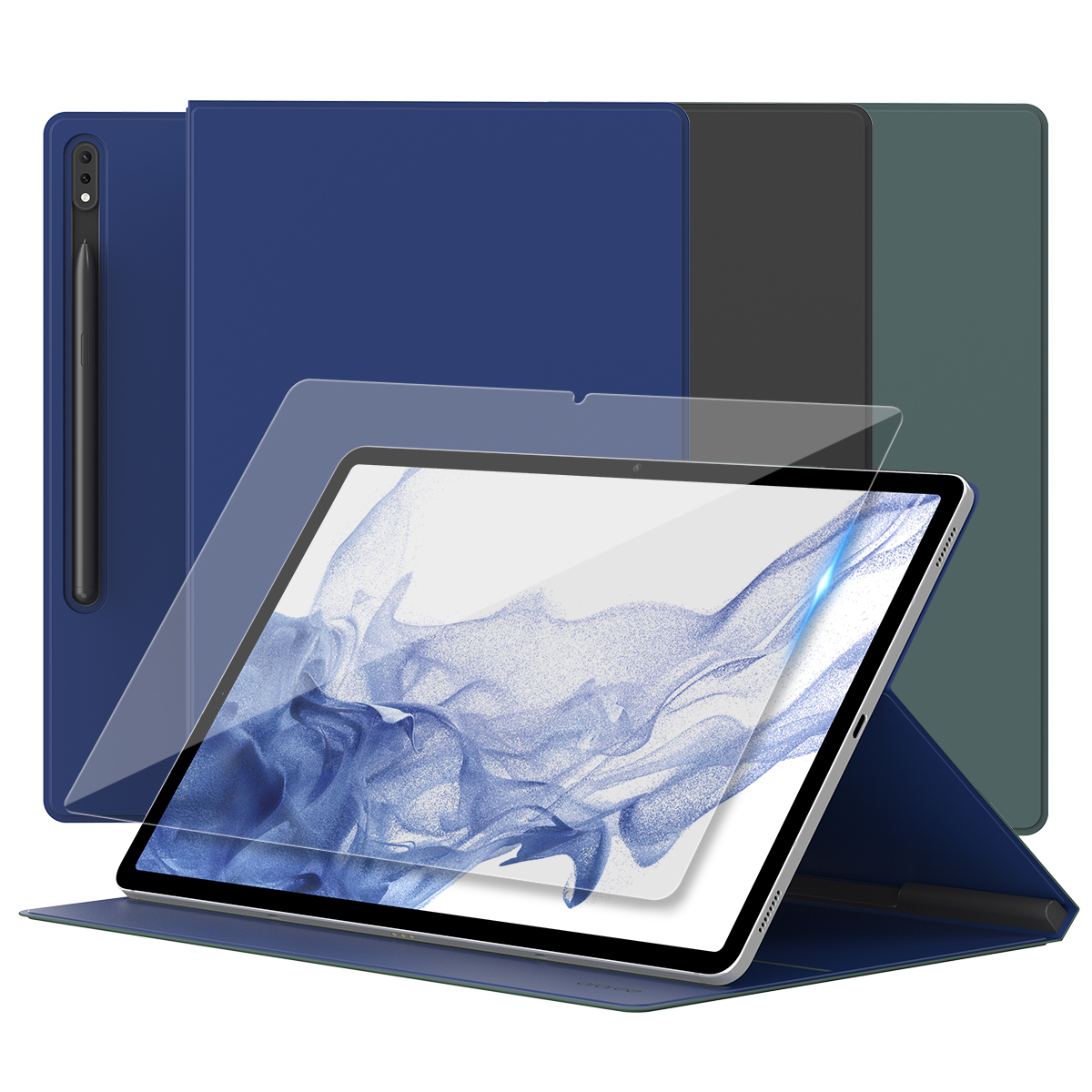 탭 보호유리 내장 스탠딩 폴리오 다이어리케이스(S9시리즈/S10 LITE)