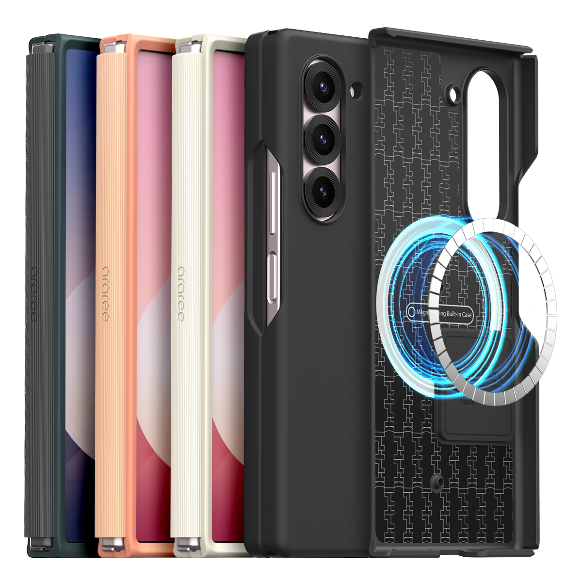 갤럭시 Z폴드6 아라리 마그네틱 힌지보호 에어로 플렉스M 